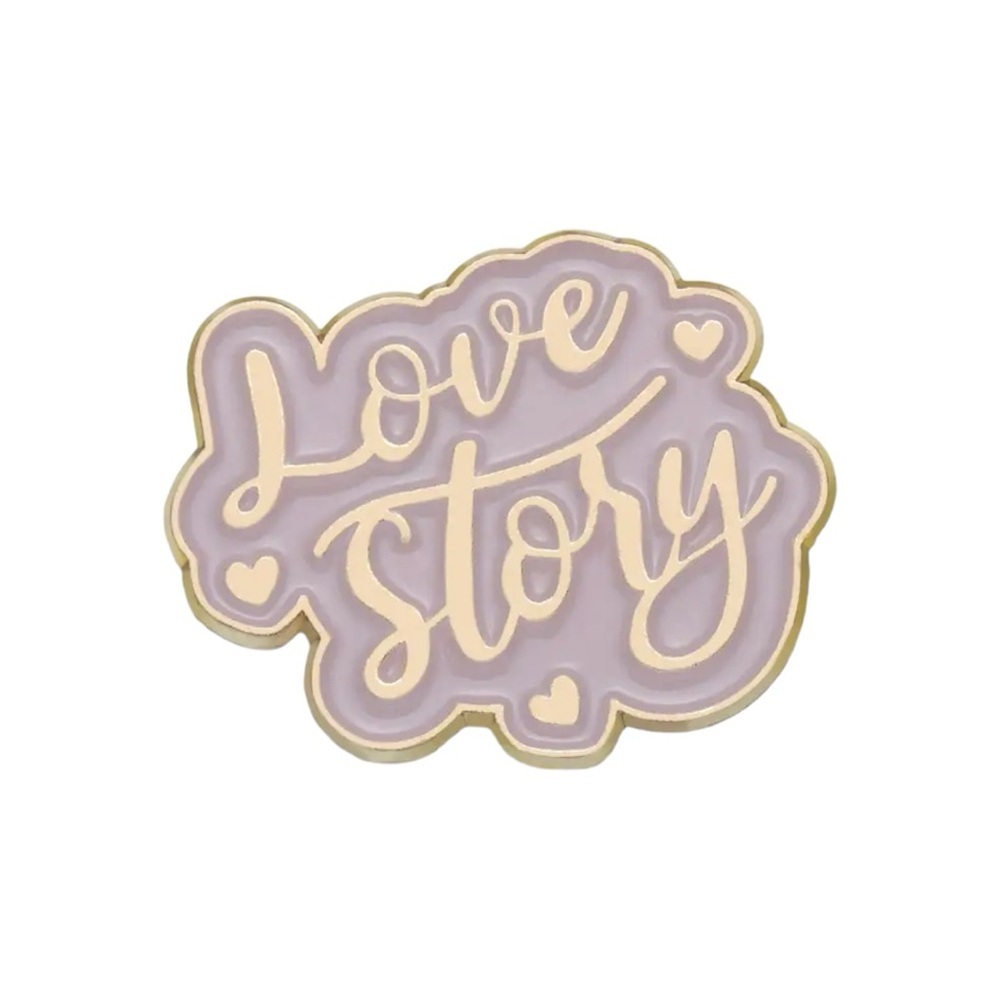 3/$18 NEW Taylor Swift Love Story Song Pink Gold Enamel Pin Brooch